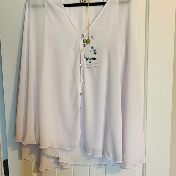 Show me your Mumu. Bright white tunic size XS - Picture 2 of 5